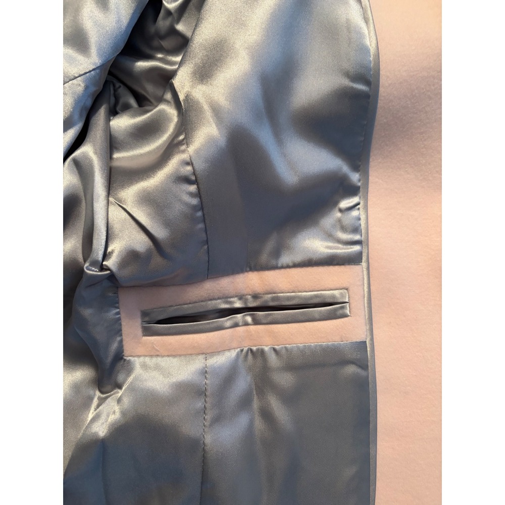 Calvin Klein Womens Pink Double Breasted Peacoat Wool Blend Jacket Size 10 NEW - Picture 10 of 13